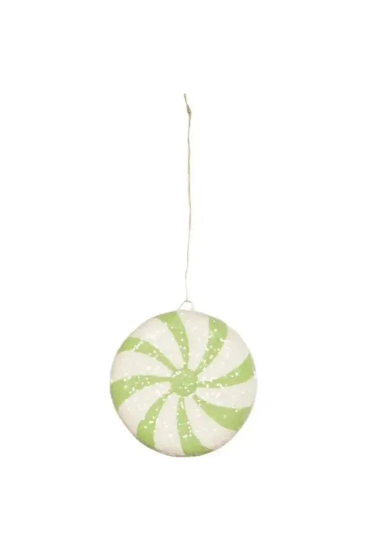 Green Peppermint Ornament