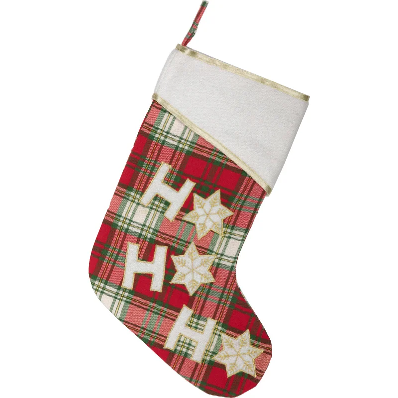 HO HO Holiday Stocking 11x15