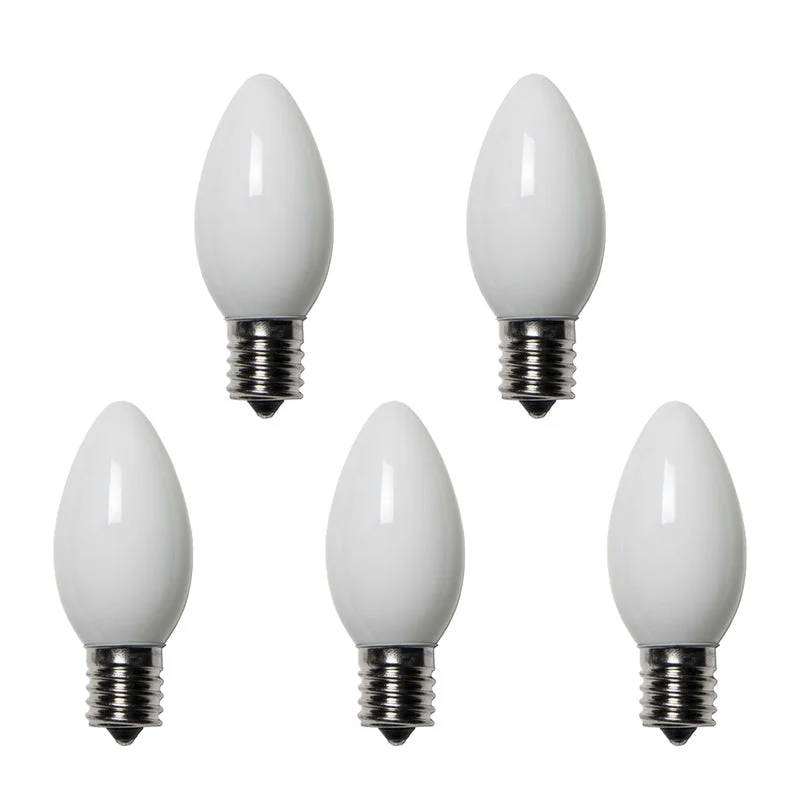 Christmas Wonderland Holiday Bright Lights Incandescent C9 White 25 ct Replacement Christmas Light Bulbs 0.08 ft. Christmas Wonderland Holiday Bright Lights Incandescent C9 White 25 ct Replacement Christmas Light Bulbs 0.08 ft.