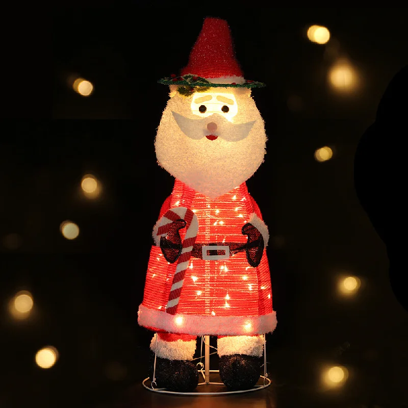 Christmas Winter Scenery Christmas Lights 96 LED 120cm Fairy Light Santa Decorations