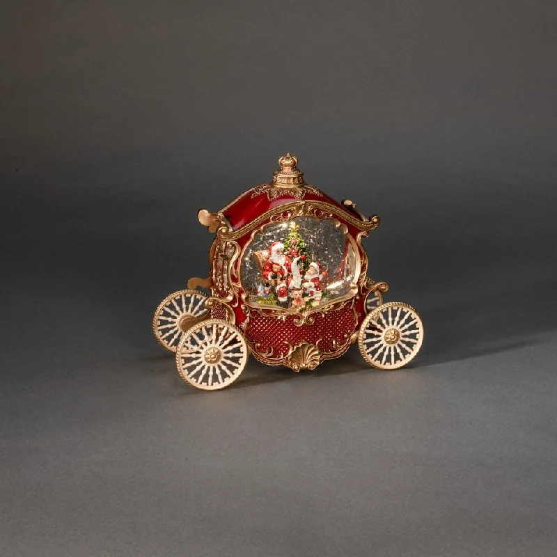 Christmas Sparkly Fairy Lights Konstsmide Santa Carriage Spinner