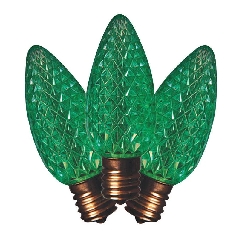 Christmas Traditions Holiday Bright Replacement C9 Christmas LED Light Bulbs (25 Pcs)