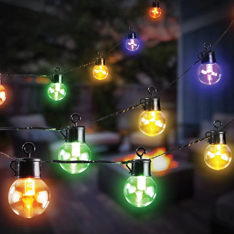 Christmas Festive Night Lights LED Multi Flashing Festoon Lights (20pk)