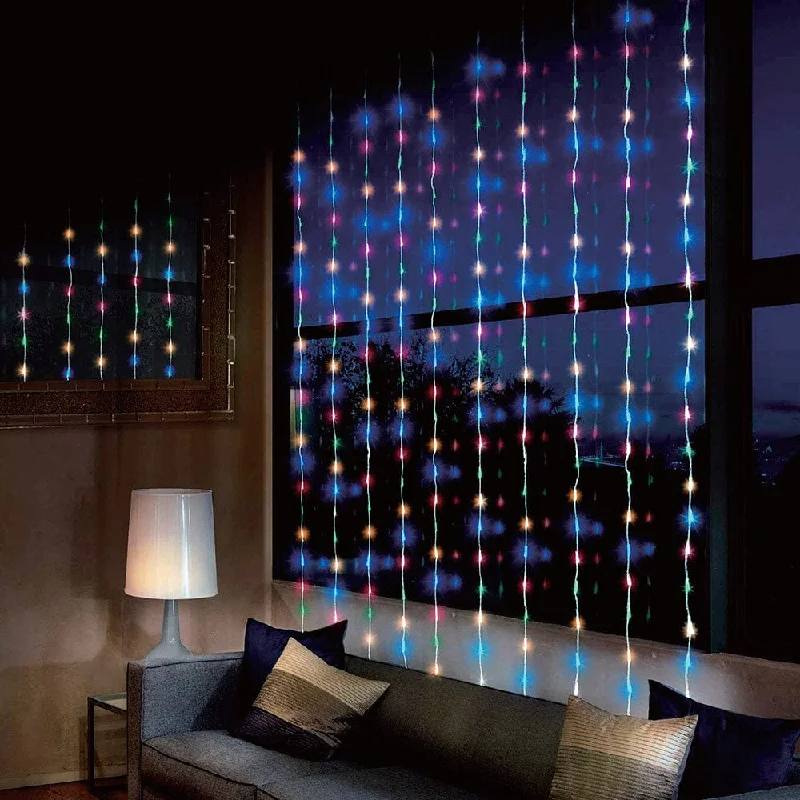 Christmas Hot Chocolate LED Multi Waterfall Curtain (4x2.4m)