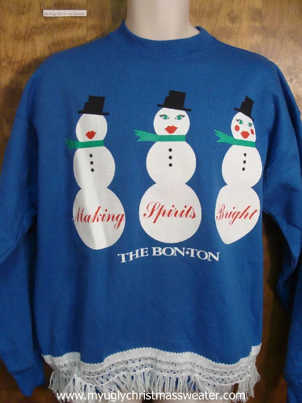 MAKING SPIRITS BRIGHT Christmas Sweatshirt