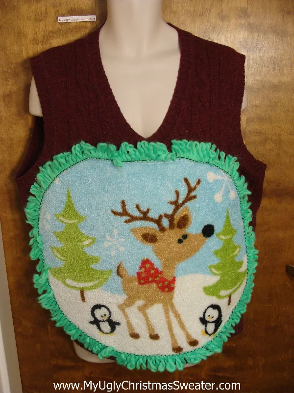 Mens Reindeer Vest