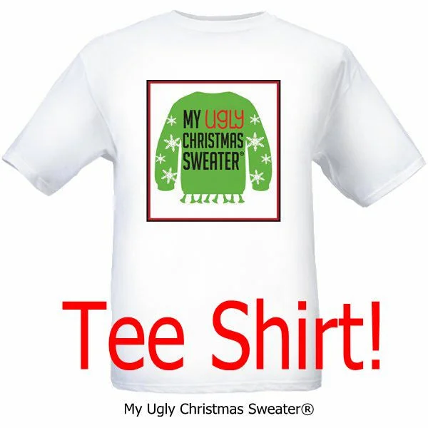 Christmas Wrapping My Ugly Christmas Sweater® Tshirt - White