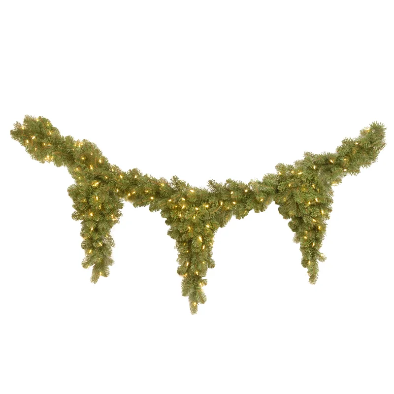 Christmas Stocking Stuffers 6 ft. Pre-Lit Downswept Douglas Fir Teardrop Garland with White Lights Christmas Stocking Stuffers 6 ft. Pre-Lit Downswept Douglas Fir Teardrop Garland with White Lights