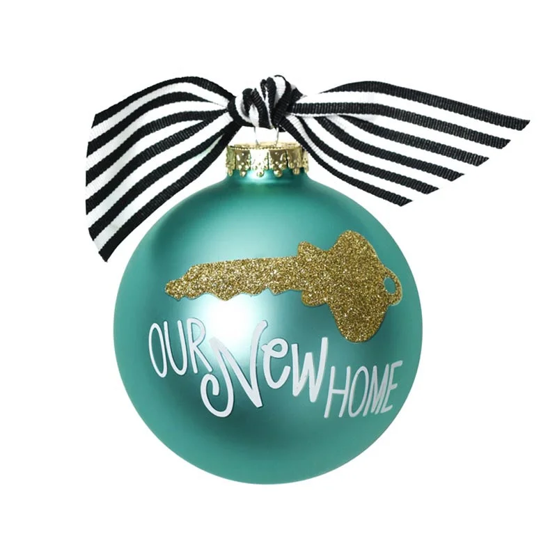 Christmas Garland New Home Ball Ornament