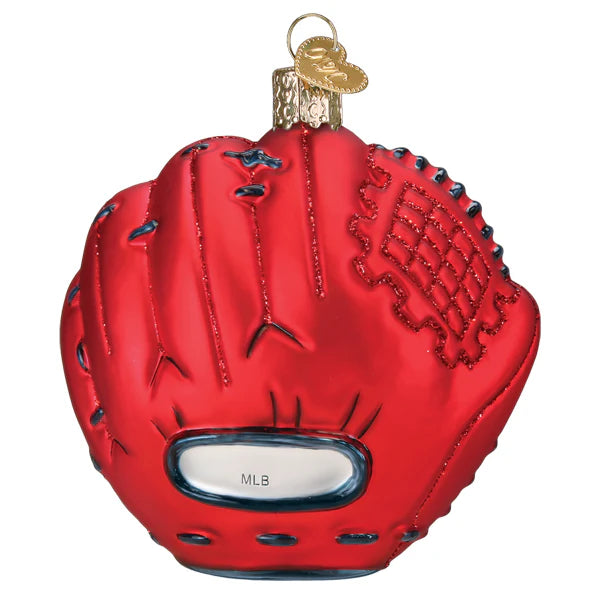Christmas Caroling Old World Christmas - Ornament - Braves Baseball Mitt