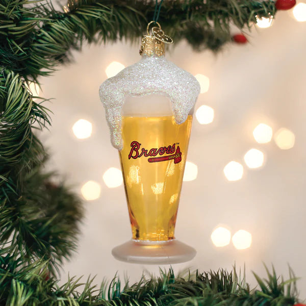 Christmas Snowfall Old World Christmas - Ornament - Braves Glass Of Beer