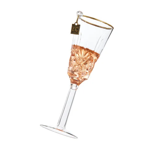 Christmas Decor Ornament - Pink Champagne