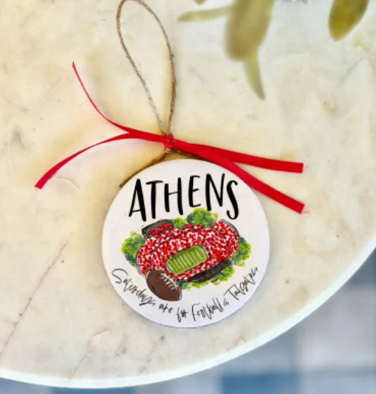Christmas Crackling Bonfire Ornament - Saturdays in Athens