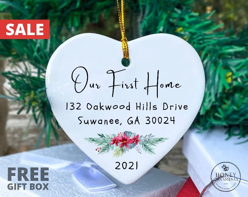 Christmas Caroling Our First Home Ornament, Personalized New Home Christmas Ornaments, First House Ornament, Christmas Gift, 2023 New House Ornament Keepsake