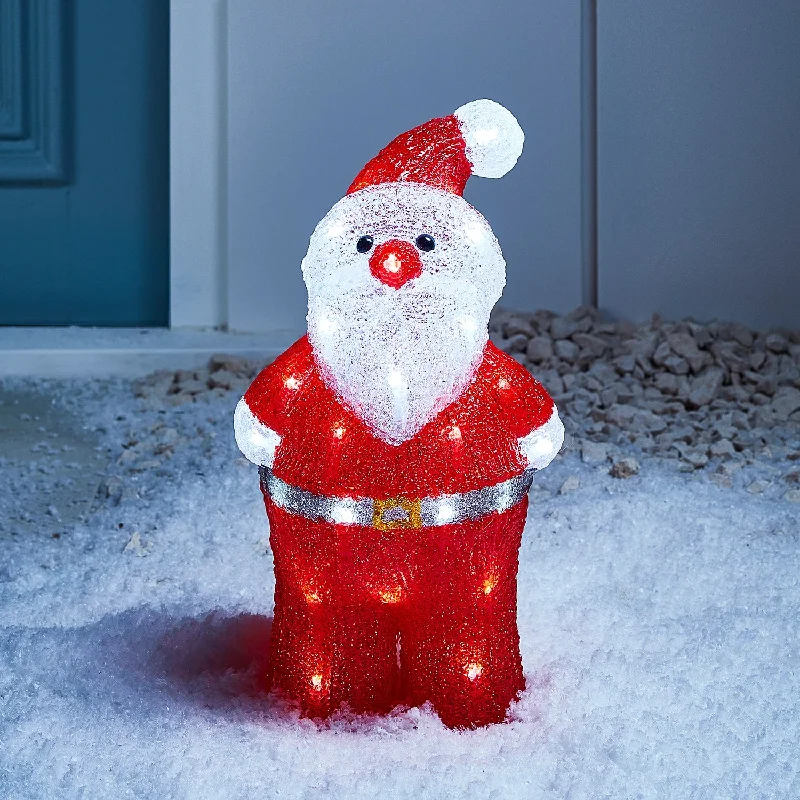 Christmas Stockings Outdoor Acrylic Santa Christmas Figure