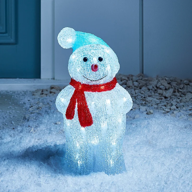 Christmas Ornaments Outdoor Acrylic Snowman Christmas Figure