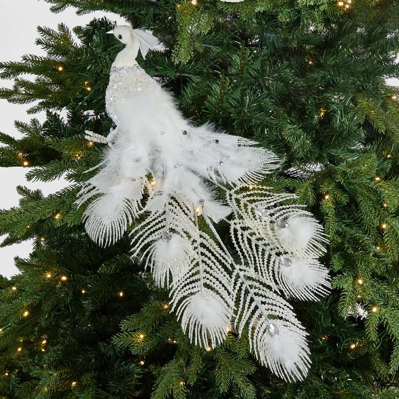 Christmas Stockings Peacock Bird Ornament