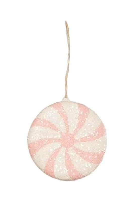 Pink Peppermint Ornament