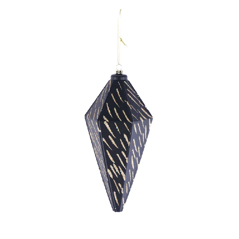 Prism Ornament - Black/Gold