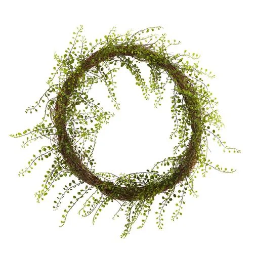 Christmas Cozy Indoor Nights 20"  Night Willow Artificial Vine Wreath