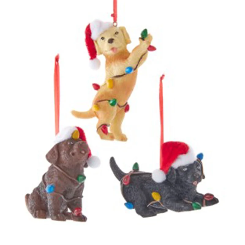 Christmas Family Holiday Movie Night Puppy Ornaments, Assortment, 1 Count