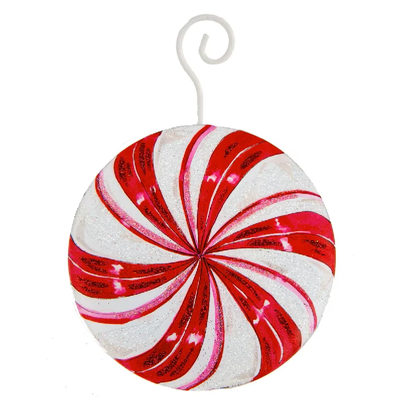 Christmas Peaceful Holiday Nights Round Top - Ornament - Peppermint