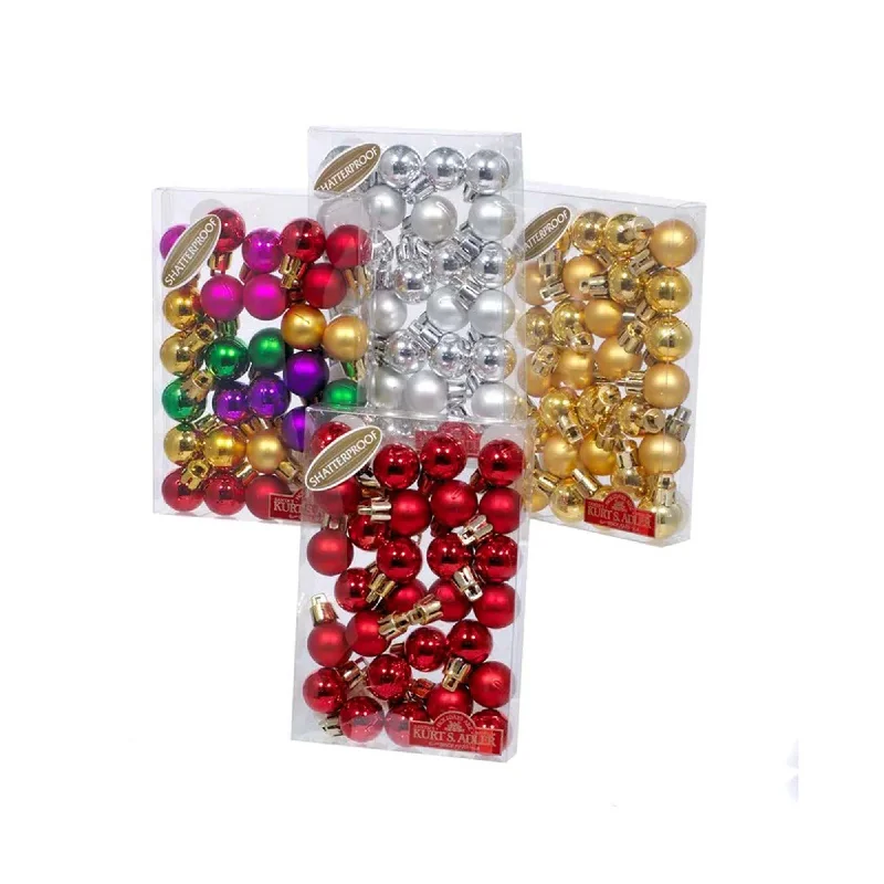 Christmas Traditional Holiday Feasts Shatterproof Christmas Ball Ornaments, Assortment, 28 Count Christmas Traditional Holiday Feasts Shatterproof Christmas Ball Ornaments, Assortment, 28 Count
