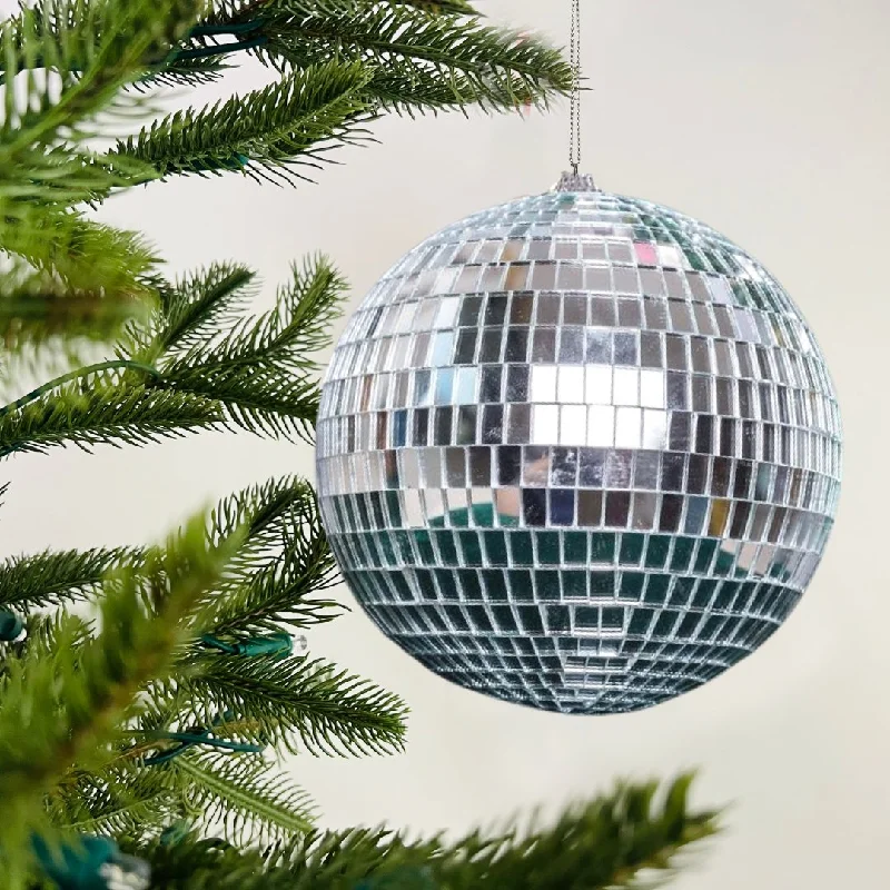 Christmas Cozy Winter Nights Mirror Festive Ball Ornament