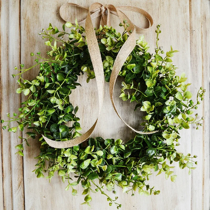 Small Farmhouse Eucalyptus Wreath