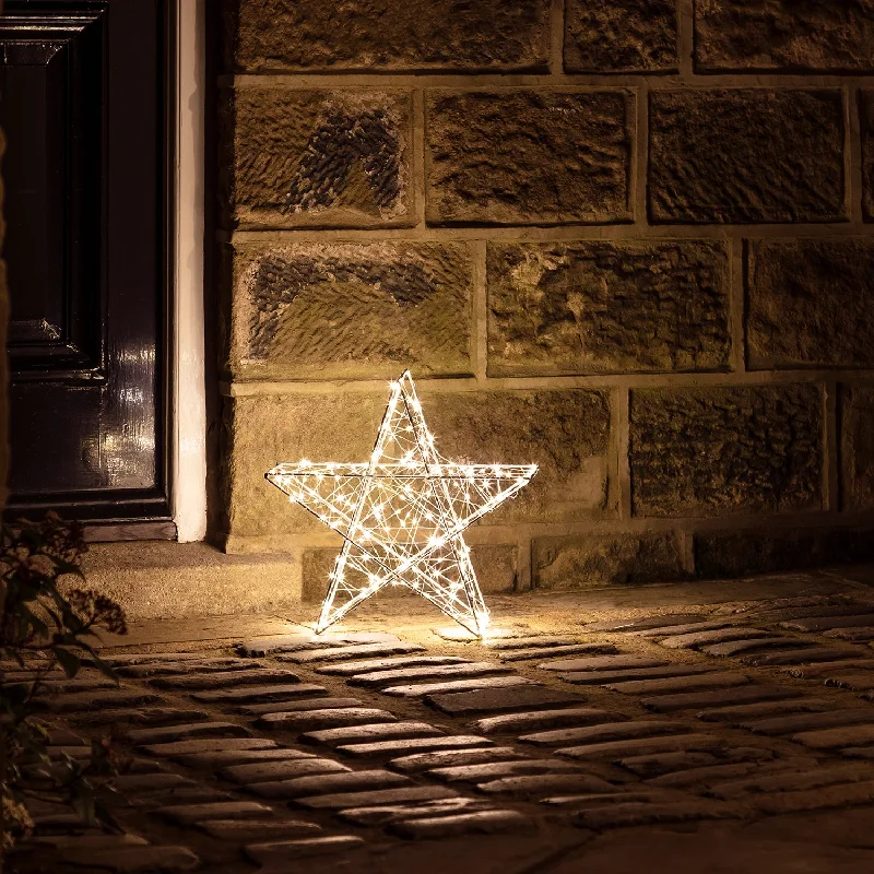 Christmas Winter Forest Walks Small Indoor & Outdoor LED Star Light