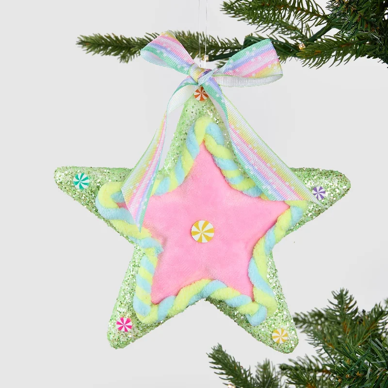 Christmas Tree Decorations Star Cookie Ornament