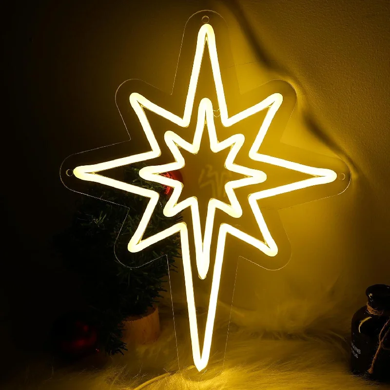 Christmas Storytelling Around Fire Small Star of Bethlehem Bright Warm White USB & Battery Christmas Light Christmas Storytelling Around Fire Small Star of Bethlehem Bright Warm White USB & Battery Christmas Light