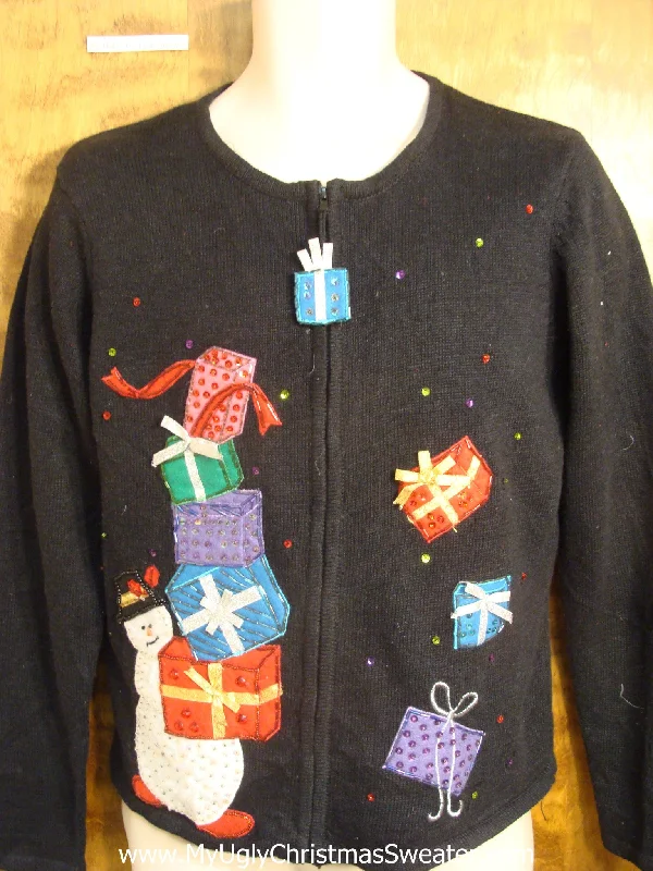 Toppling Gift Tacky Sweater