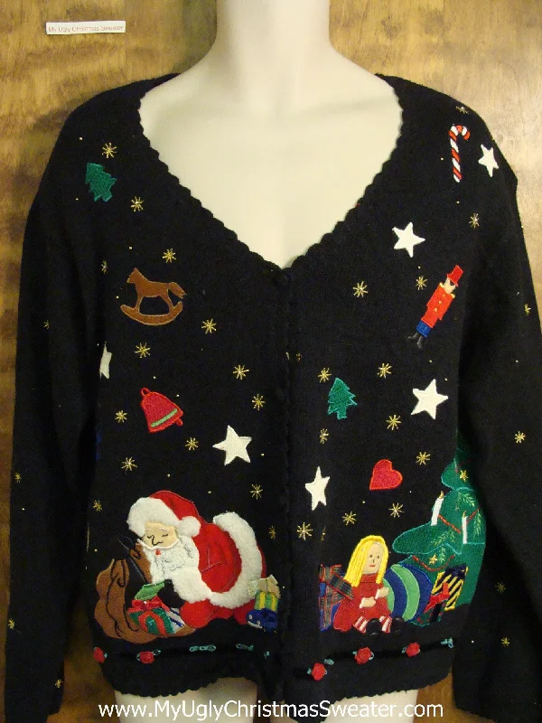 Christmas Icy Wonderland Two Sided Ugly Christmas Sweater