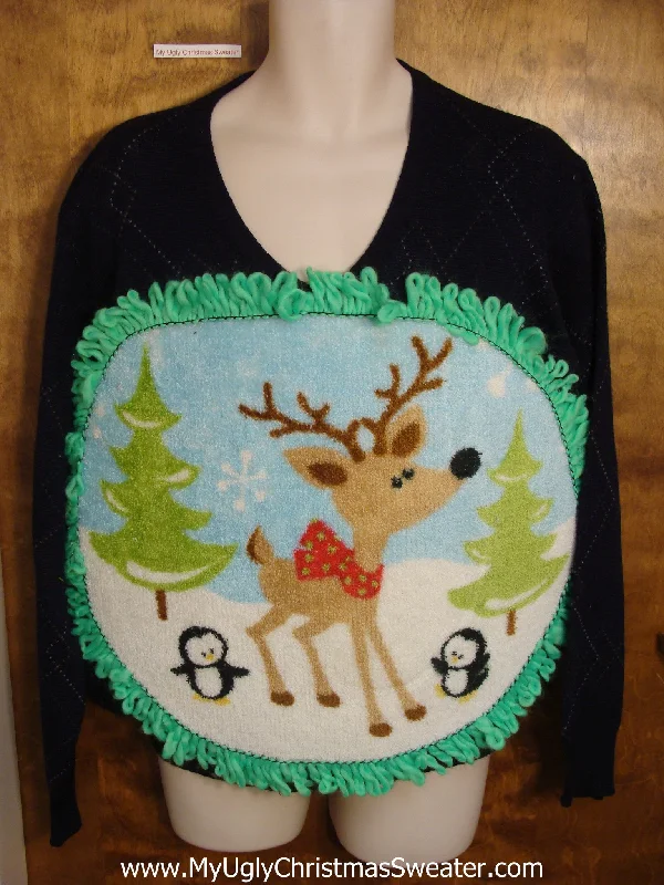 Ugliest Reindeer Vneck Sweater