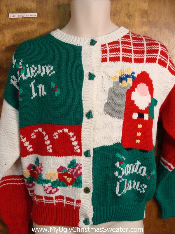 Christmas Gifts Ugly Christmas Sweater 80s Colorful Gem