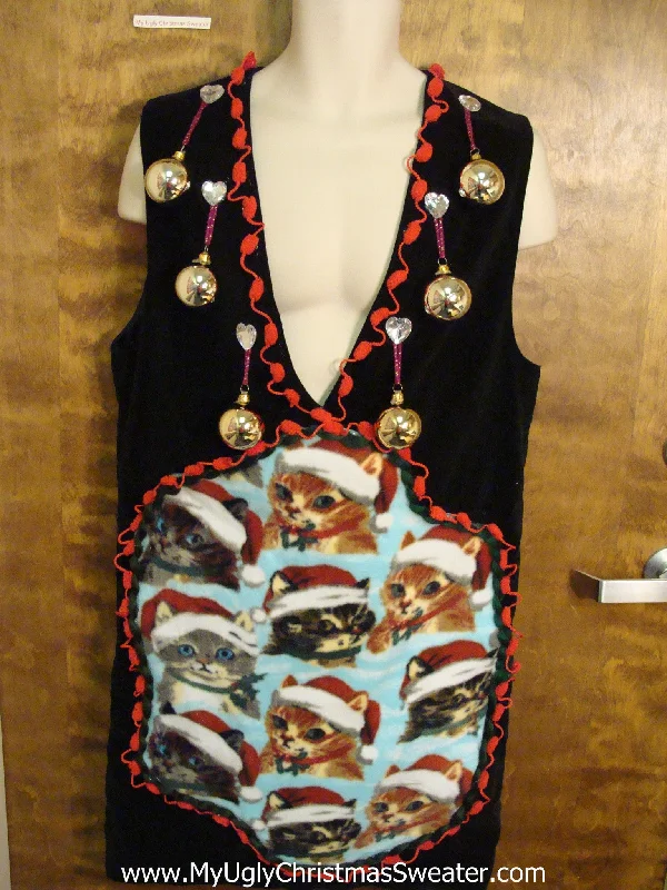 Christmas Tree Decorations Velvety Santa Cat Themed Ugly Christmas Sweater Party Dress Size 8 Christmas Tree Decorations Velvety Santa Cat Themed Ugly Christmas Sweater Party Dress Size 8