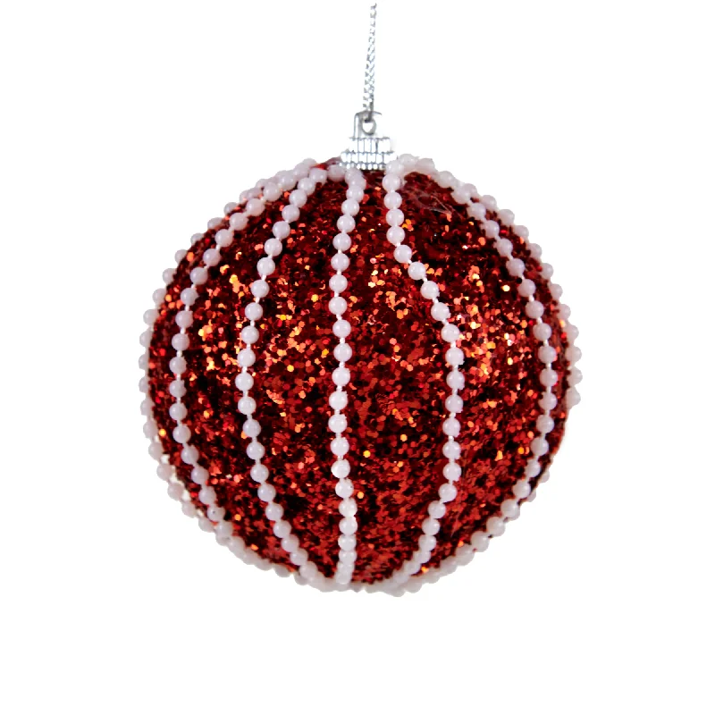 Christmas Cozy Warm Blankets Christmas Bauble, Beading - 8cm