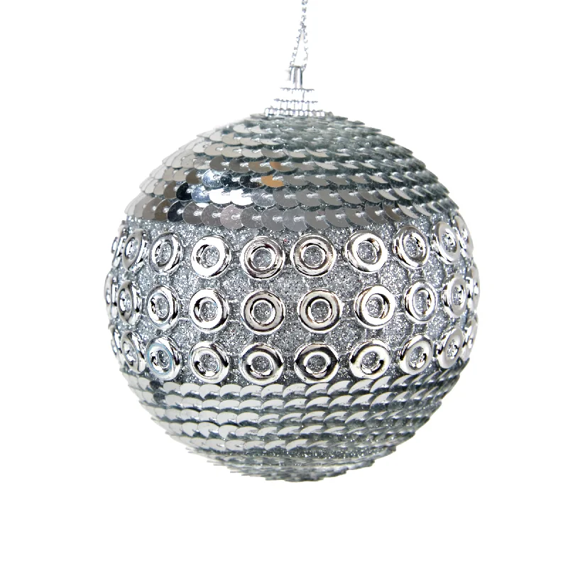 Christmas Storytelling Around Fire Christmas Bauble, Circles #54- 8cm