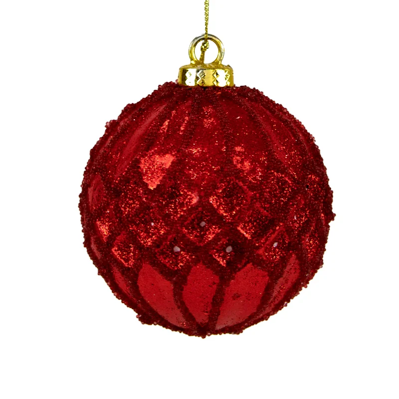 Christmas Homemade Gingerbread Christmas Bauble, Diamond Segments - 8cm