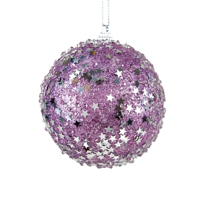 Christmas Cozy Winter Nights Christmas Bauble, Mini Stars- 8cm