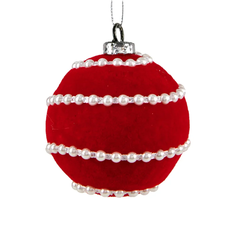 Christmas Enchanting Celebrations Christmas Bauble, Pearls #18- 8cm