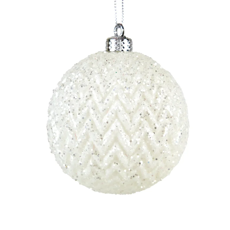 Christmas Shopping Christmas Bauble, Snow Peaks #45- 8cm