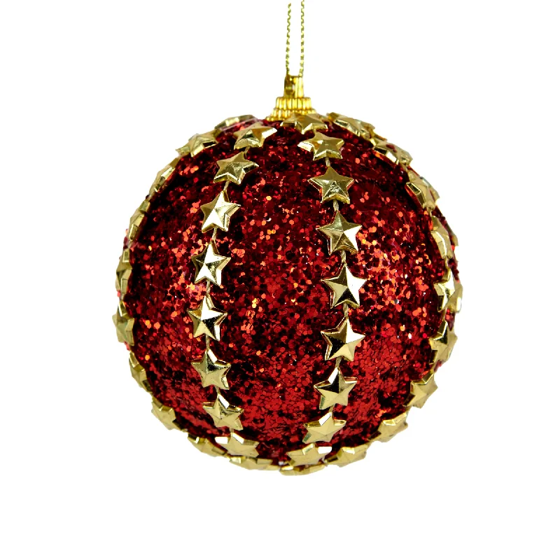 Christmas Cozy Handmade Decorations Christmas Bauble, Stars - 8cm