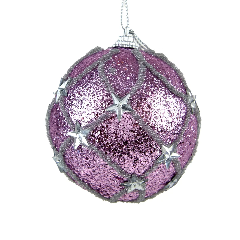 Christmas Festive Wonderland Christmas Bauble, Stars- 8cm