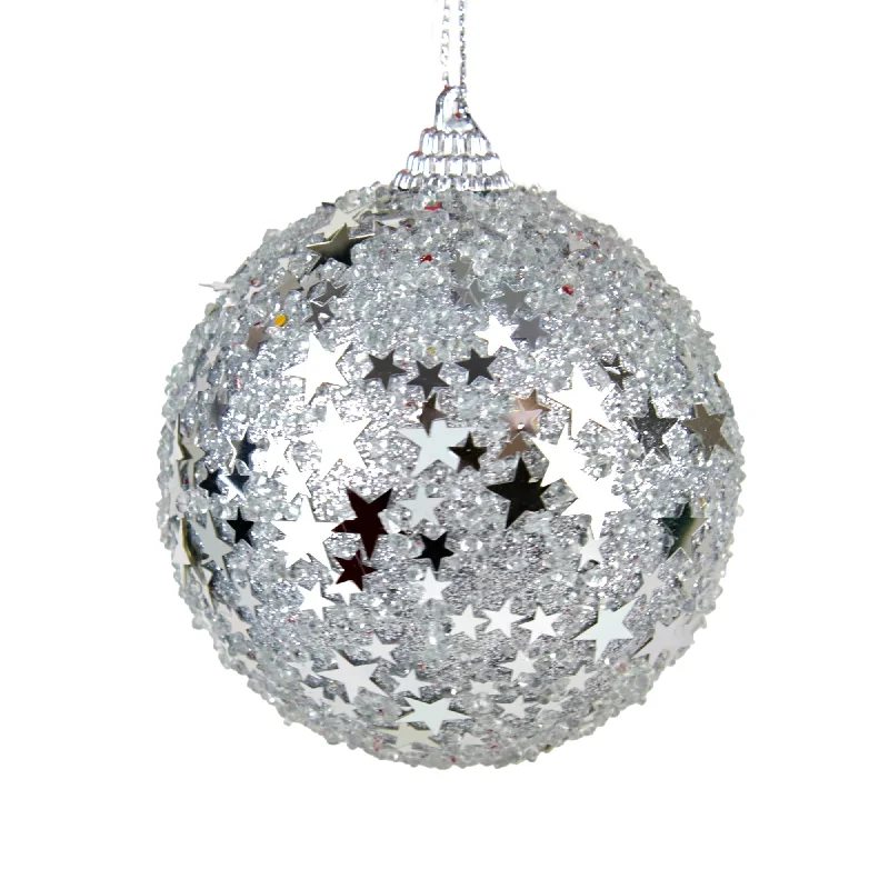 Christmas Classic Fireplace Setting Christmas Bauble, Start Cluster #49- 8cm