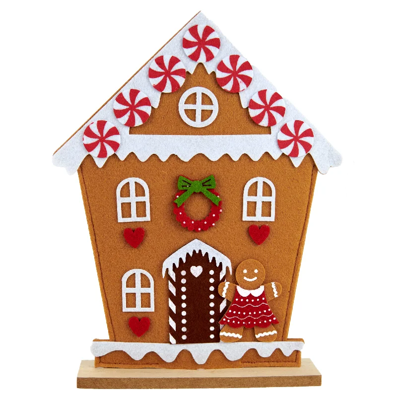 Christmas Festive Festivities Christmas Decoration Felt, Gingerbread House- 28.5x41.5cm Christmas Festive Festivities Christmas Decoration Felt, Gingerbread House- 28.5x41.5cm