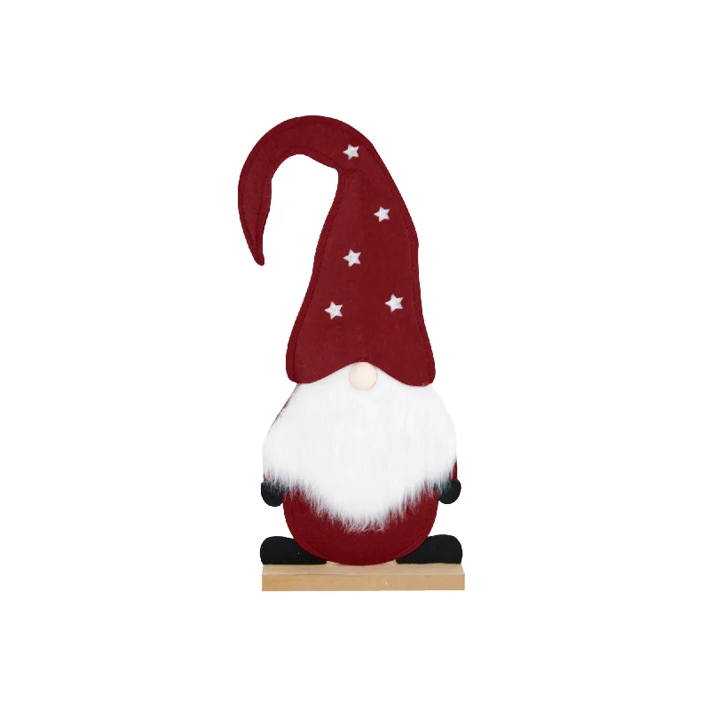 Christmas Cheerful Holiday Atmosphere Christmas Light Up, Felt Gnome- 51x24x6cm
