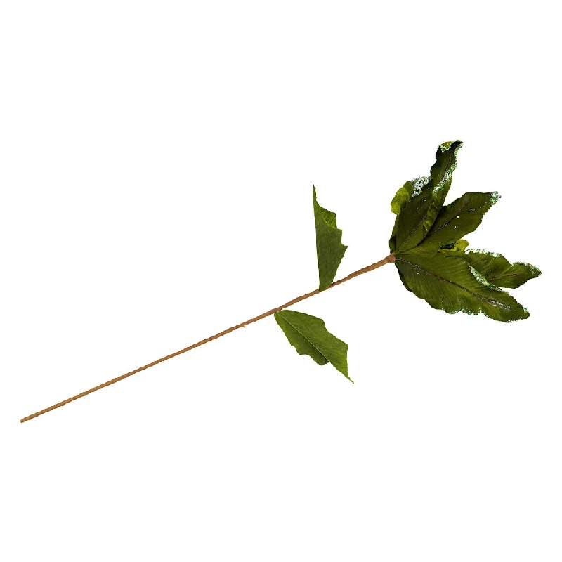 Christmas Traditions Christmas Poly Poinsettia Stem, Olive