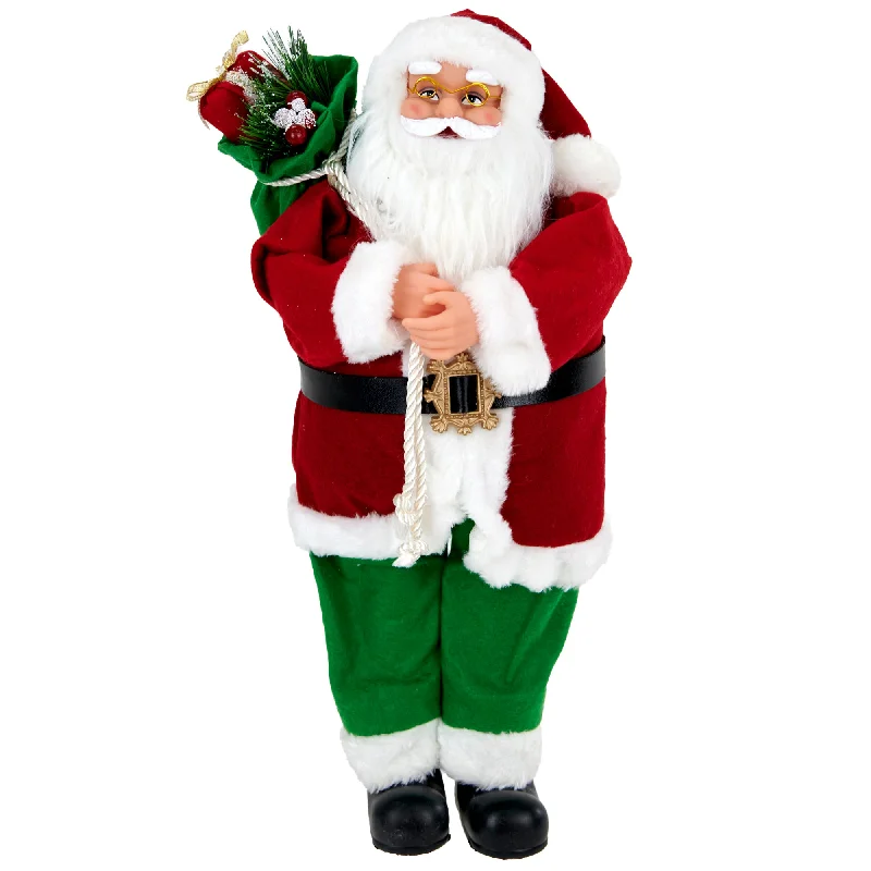 Christmas Holly Berry Wreaths Christmas Real Santa Ornament, 64x17x26cm